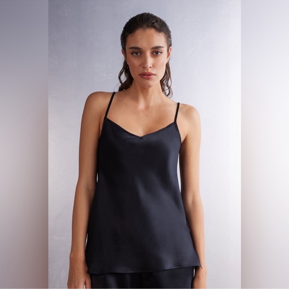 Intimissimi Black Satin Camisole